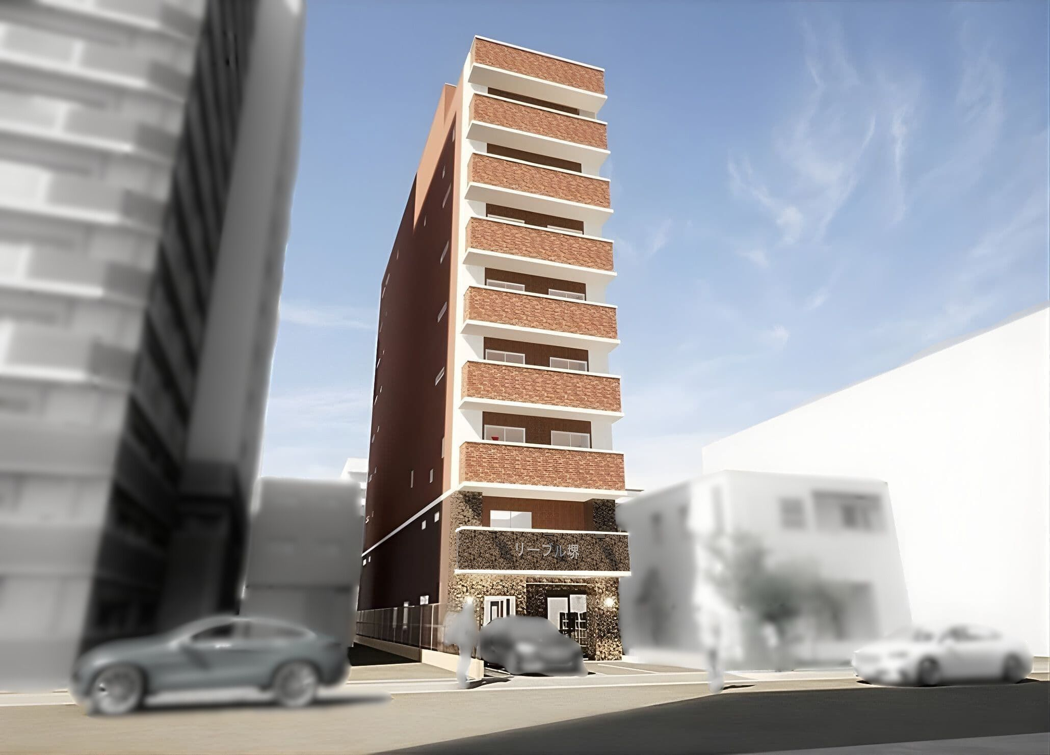 外観写真：サービス付き高齢者向け住宅リーブル堺